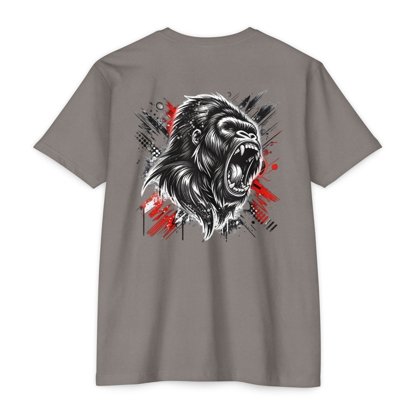 Unisex Gorilla Graphic Tee - Bold Style for Animal Lovers