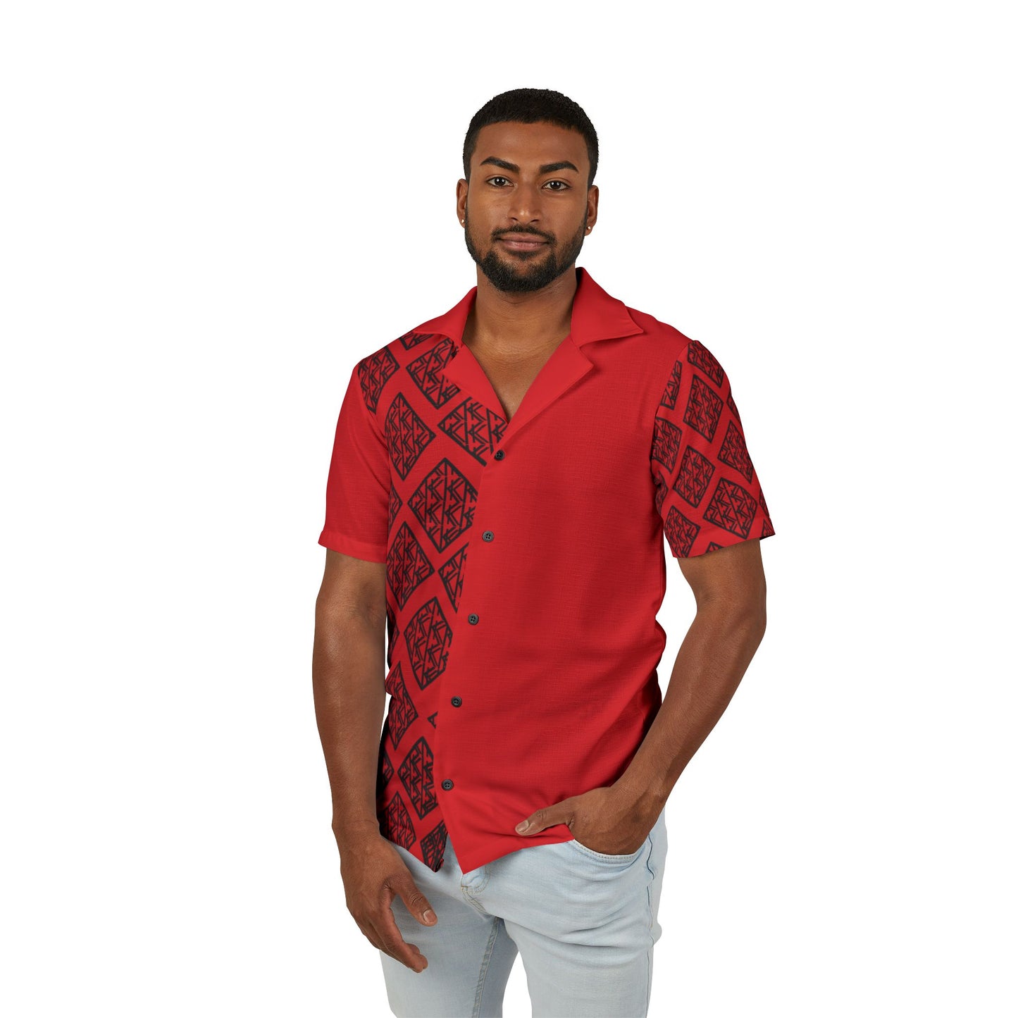 Men's Hawaiian Camp Shirt (AOP)