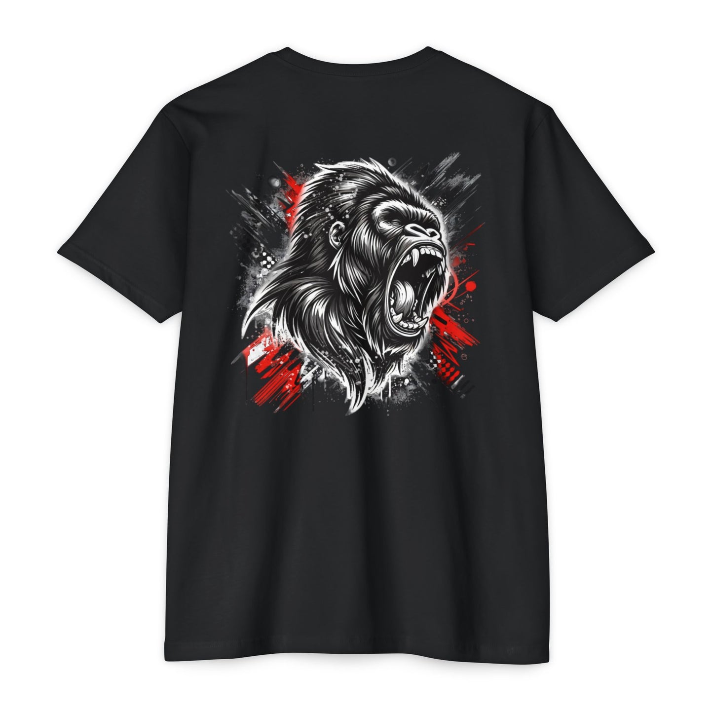 Unisex Gorilla Graphic Tee - Bold Style for Animal Lovers