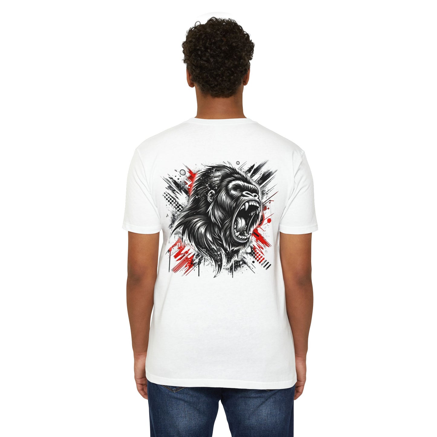 Unisex Gorilla Graphic Tee - Bold Style for Animal Lovers