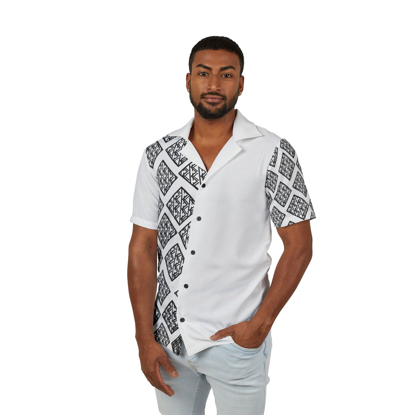 Men's Hawaiian Camp Shirt (AOP)