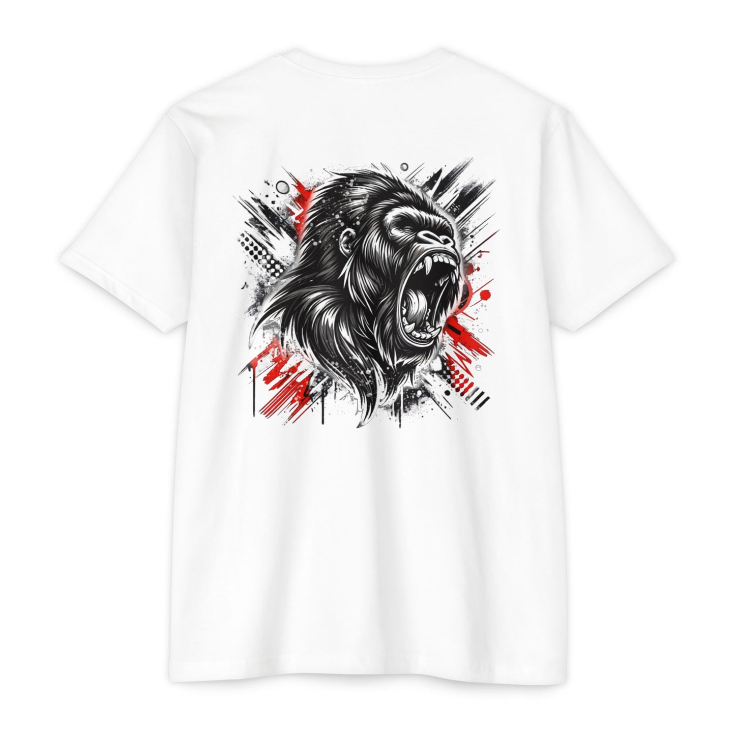 Unisex Gorilla Graphic Tee - Bold Style for Animal Lovers